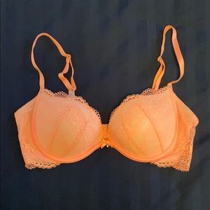 Neon Coral Plunge Push-up